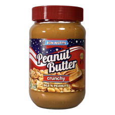 Арахісова паста Bon Nutts кремоподібна з подрібненими горіхами peanut butter crunchy, 340 г