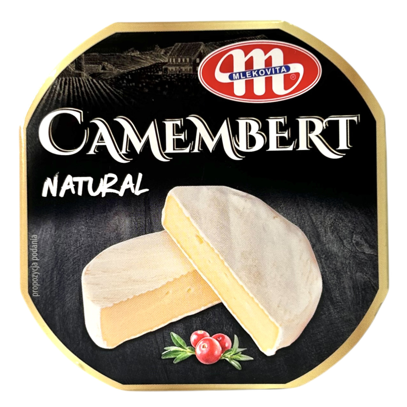 Сир м’який Mlekovita камамбер з пліснявою Camembert, 120 г Сир м’який Mlekovita камамбер з пліснявою Camembert, 120 г