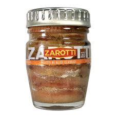 Філе анчоусів Zarotti класичне в олії filetti di alici classici, 80 г