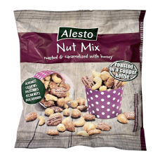 Горіхова суміш Alesto карамелізована медом nuss-mix karamellisiert mit hoing, 150 г