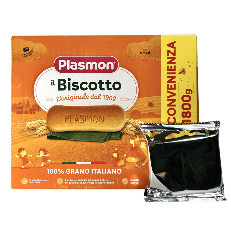 Печиво дитяче Plasmon з 6-ти місяців e biscotto del bambini, 60 г