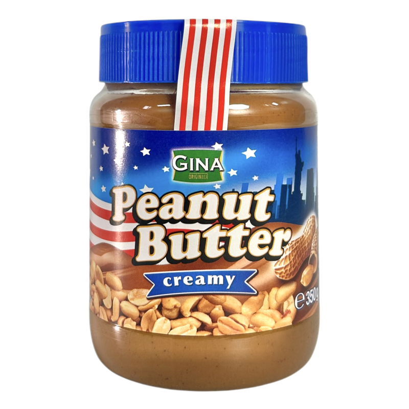 Паста арахісова Gina кремоподібна peanut butter cremy, 350 г