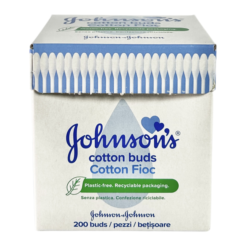 Ватні палички Johnson's класичні e cotton buds, 200 шт