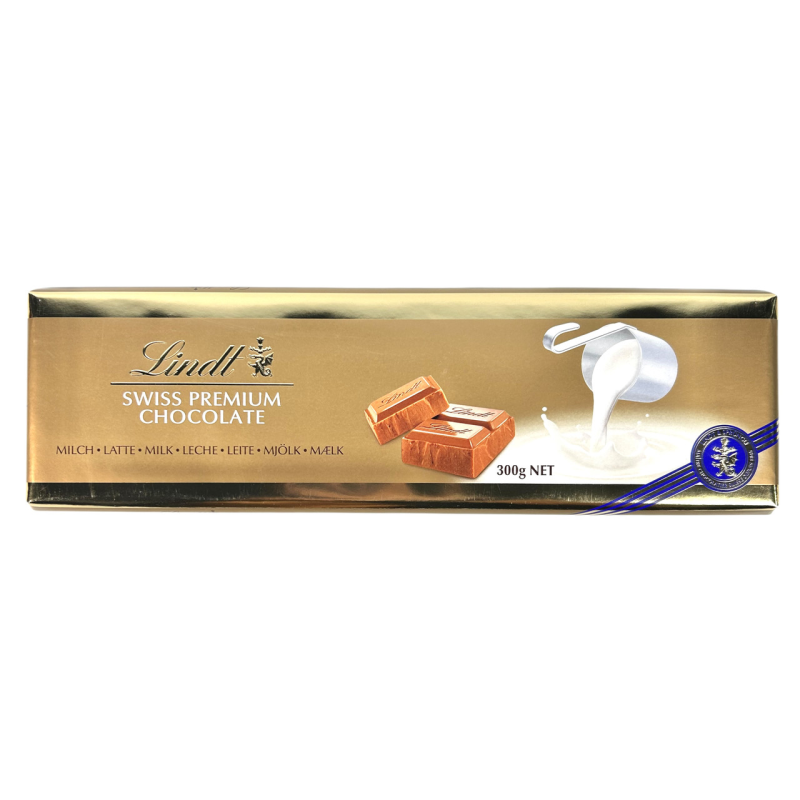 Шоколад молочний Lindt преміальний swiss premium chokolate, 300 г