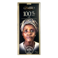 Шоколад чорний ZAINI 100% cacao extra dark 75г