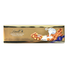 Шоколад молочний Lindt з фундуком swiss premium chokolate latte nocciole, 300 г