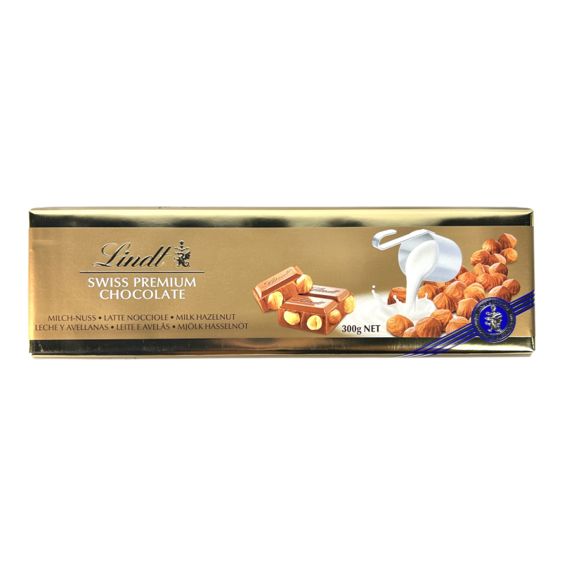Шоколад молочний Lindt з фундуком swiss premium chokolate latte nocciole, 300 г Шоколад молочний Lindt з фундуком swiss premium chokolate latte nocciole, 300 г