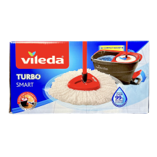 Відро швабра Vileda Turbo Smart прибирання набір система для миття підлоги