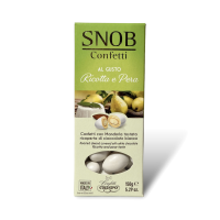 Драже з мигдалем CRISPO зі смаком сиру рікотта та груші snob confetti ricotta e pera 150г