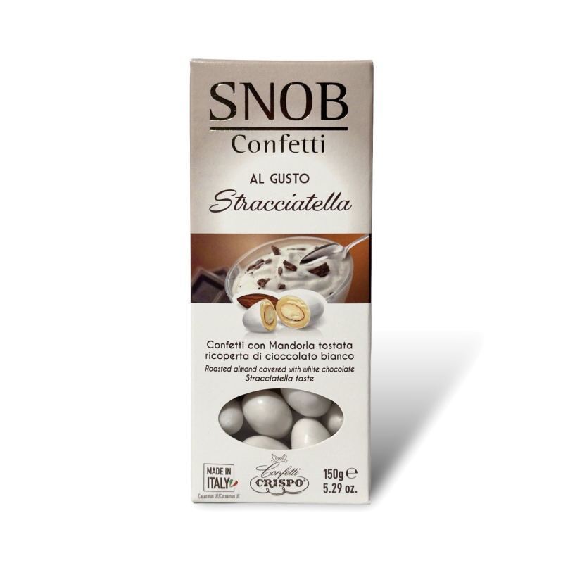 Драже з мигдалем CRISPO зі смаком страчателла snob confetti stracciatella 150г