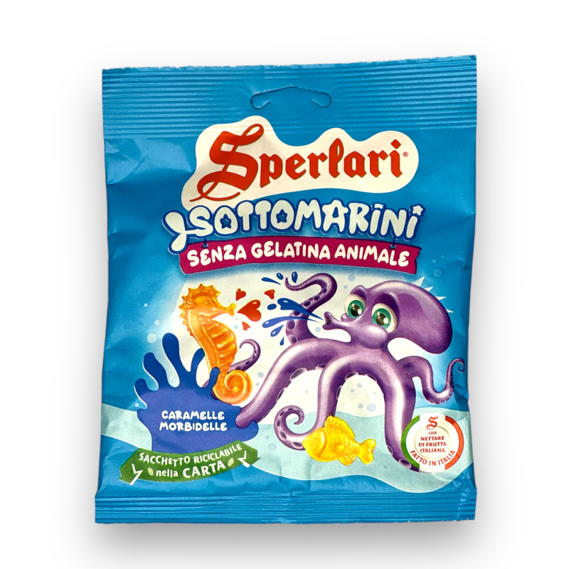 Желейкі SPERLARI морські звірі sottomarini caramelle morbidelle 140г