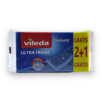 Губки для миття посуду Vileda e Ultra Fresh, 2+1 шт