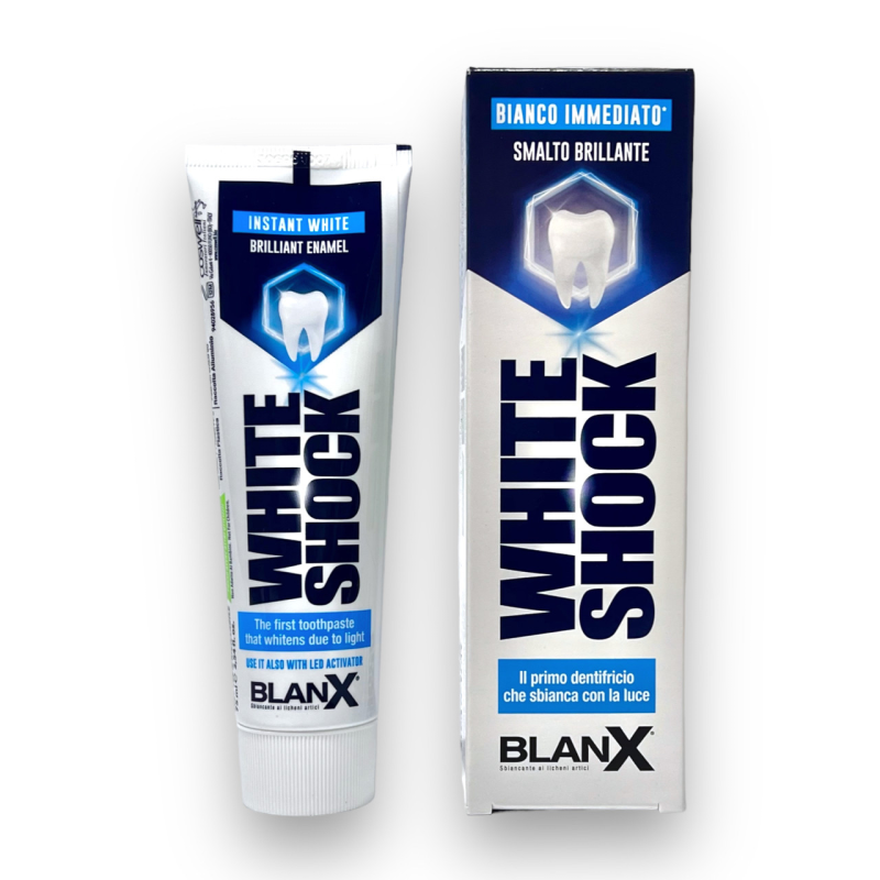 Зубна паста BLANX відбілююча white shock 75мл